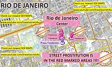 Секс-карта Рио-де-Жанейро со сценами подростков и проституток