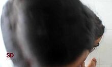 Meksikalı bir kızın erkek arkadaşına sakso çekip bindiği ev yapımı bir video